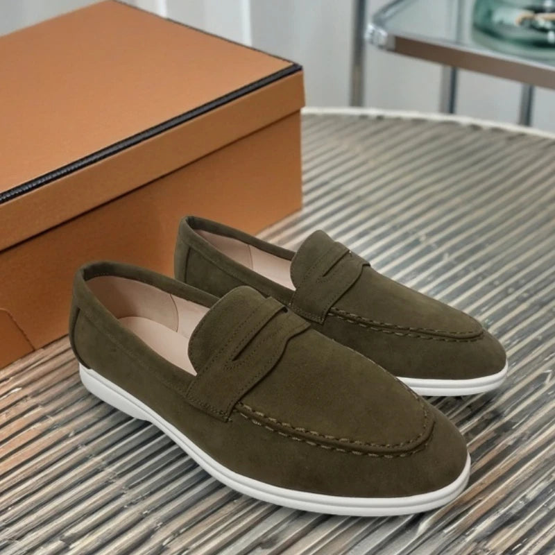 Mocassins Daim Respirants Slip-on Homme – CLEVI Paris