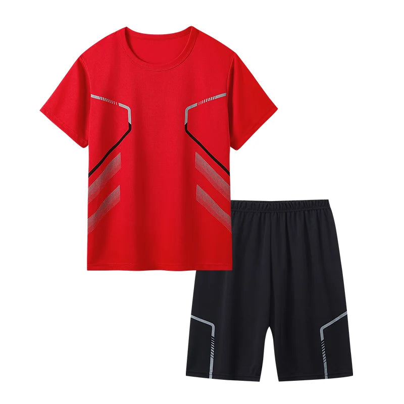 Ensemble ado T-shirt imprimé et short – CLEVI Paris