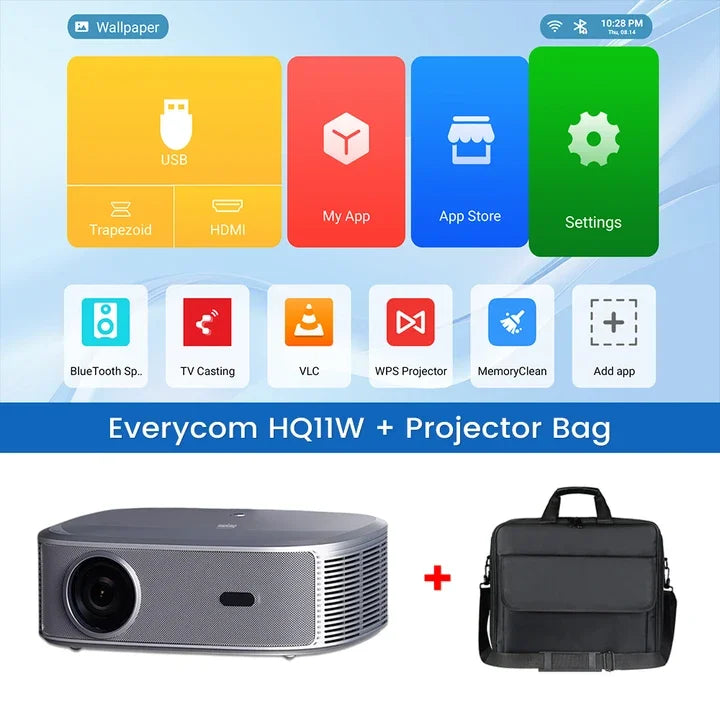 Projecteur Everycom HQ11W Full HD Android – CLEVI Paris