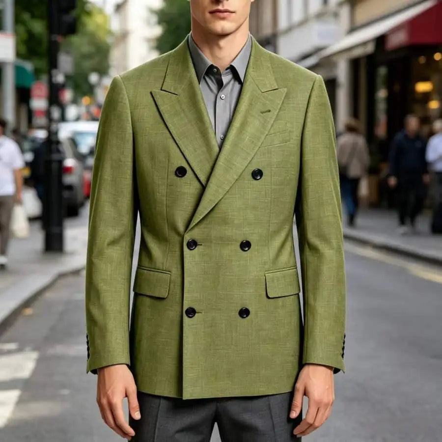 Costume homme 2 pièces coton et lin – CLEVI Paris