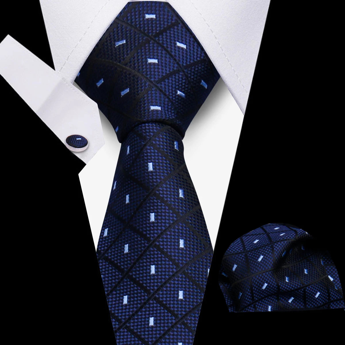 Coffret cravate homme, pochette et boutons – CLEVI Paris