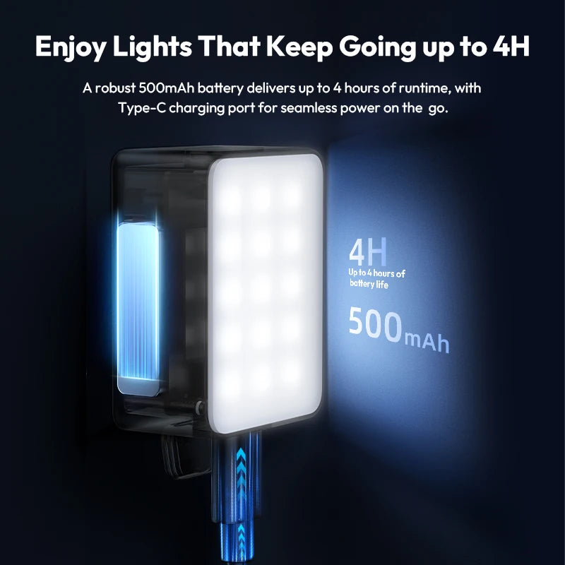 Mini lampe LED Ulanzi LM001 pour Pocket 3 – CLEVI Paris