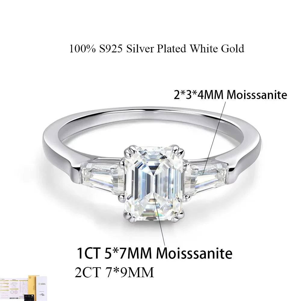 Bague femme en argent 925, pierre de laboratoire – CLEVI Paris