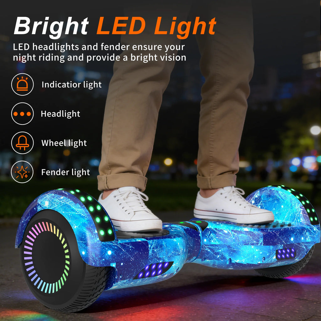 Hoverboard COMMUGO Bluetooth et LED – CLEVI Paris