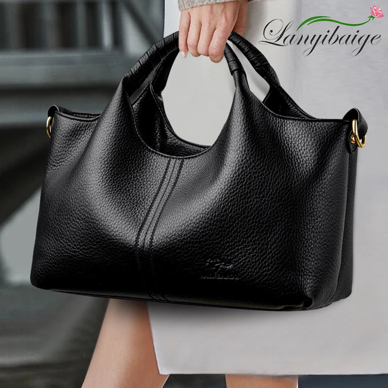 Sac Seau Femme Cuir Véritable Bandoulière – CLEVI Paris