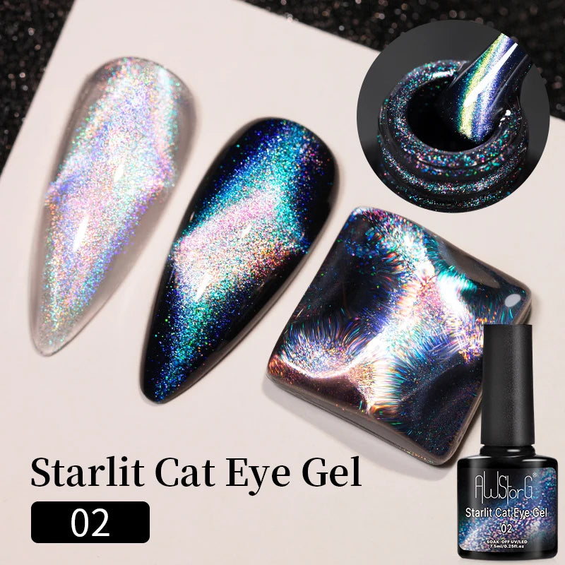 Vernis Gel UV Cat Eye AWStorG 7,5ml Semi-Permanent – CLEVI Paris