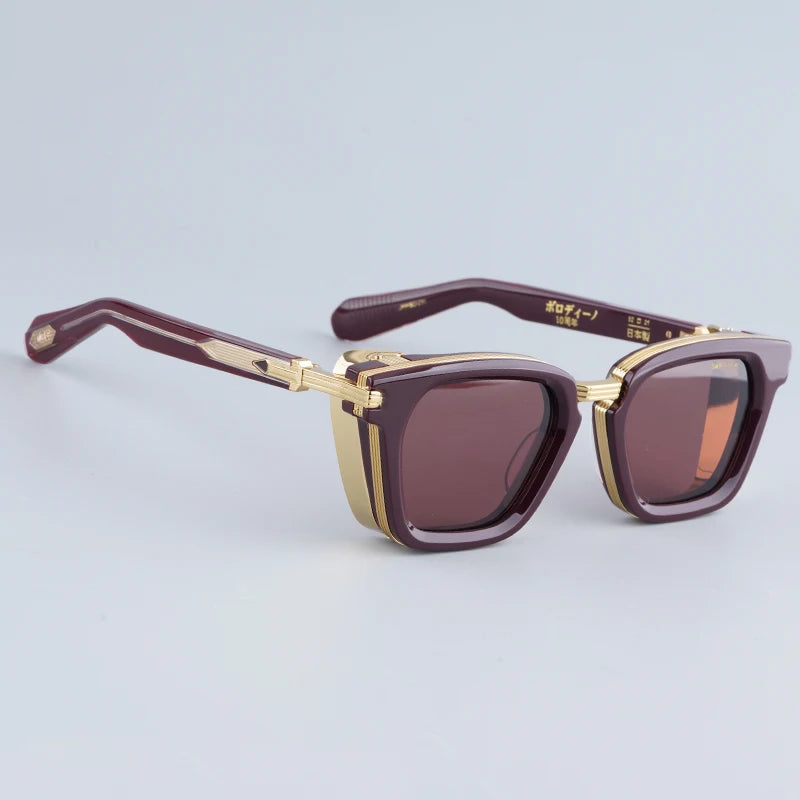 Lunettes de Soleil Carrées Acétate Luxe Vintage Unisexe UV400 – CLEVI Paris