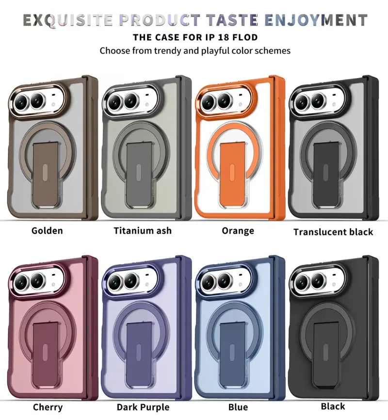 Coque iPhone Duo magnétique avec support – CLEVI Paris