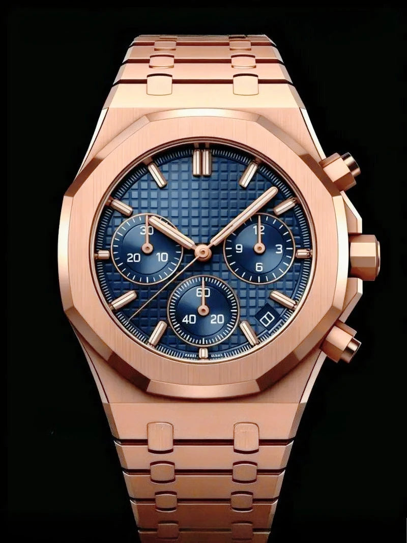 Montre Quartz Homme Sport Chronographe F23R Acier Lumineux Étanche – CLEVI Paris