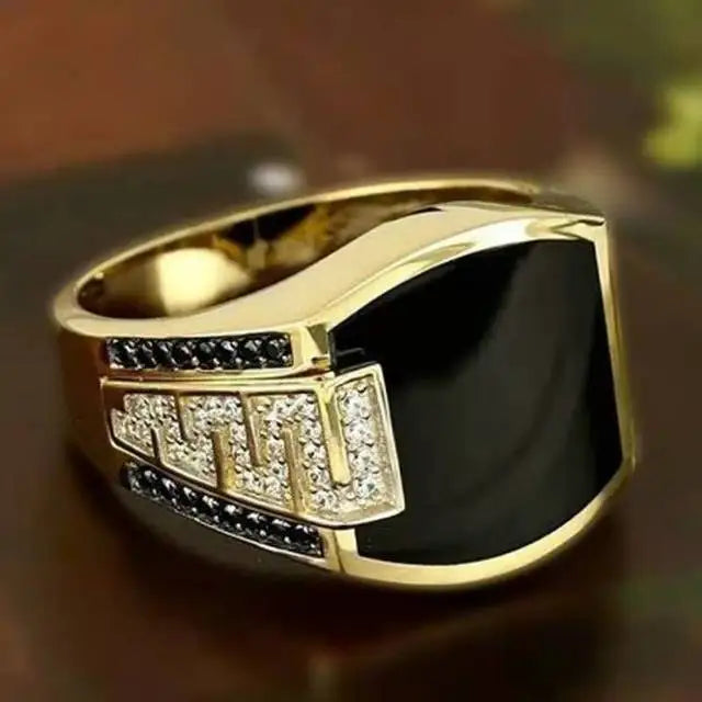 Bague Unisexe Zirconium Motif Géométrique – CLEVI Paris