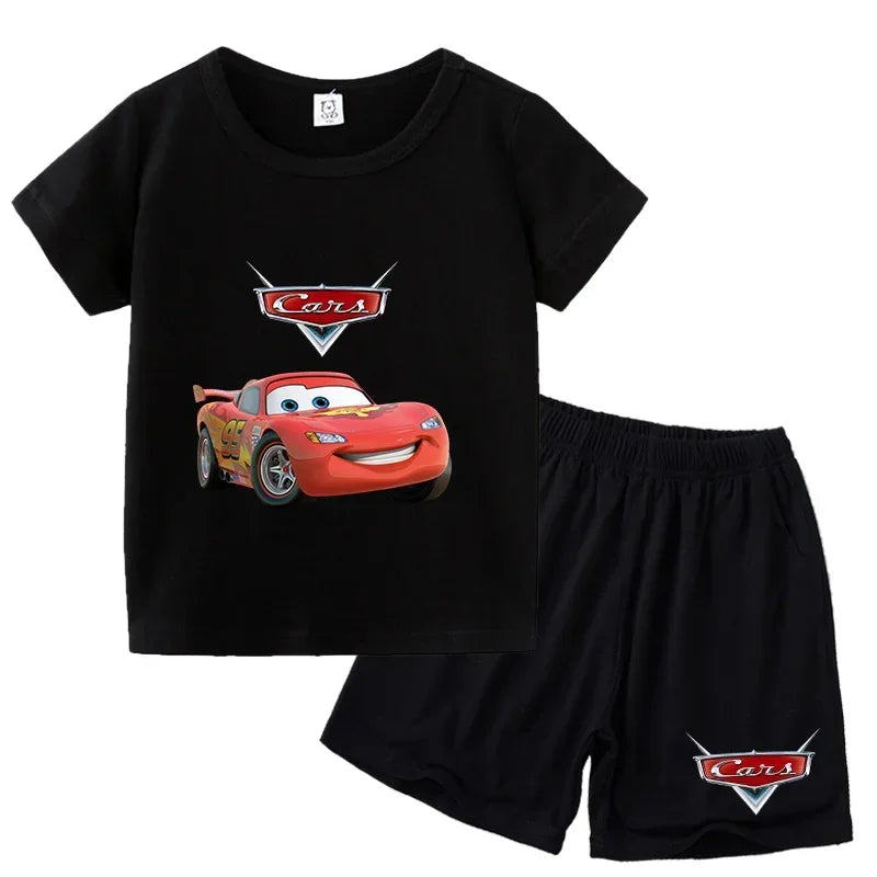 Ensemble enfant Cars T-shirt et short – CLEVI Paris