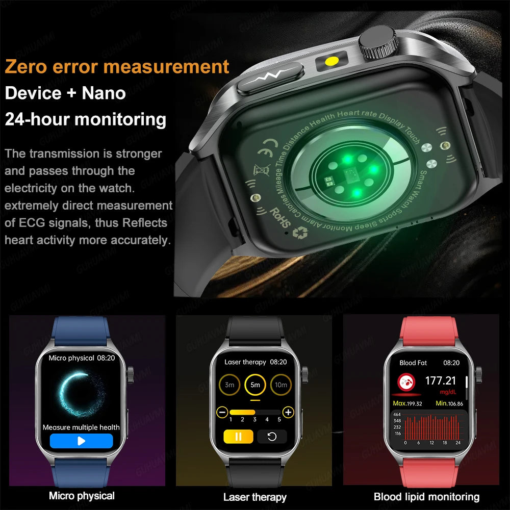 Montre GUHUAVMI E810 AMOLED Bluetooth – CLEVI Paris