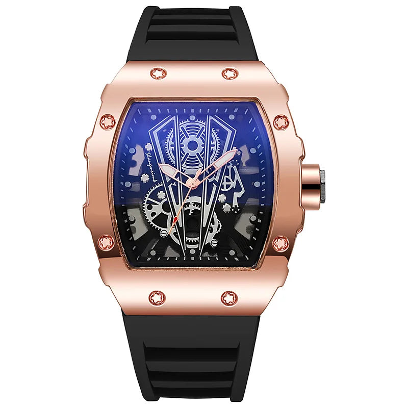 Montre Homme Quartz Grand Cadran 42mm Silicone Sport Casual Lot 1 ou 2 – CLEVI Paris