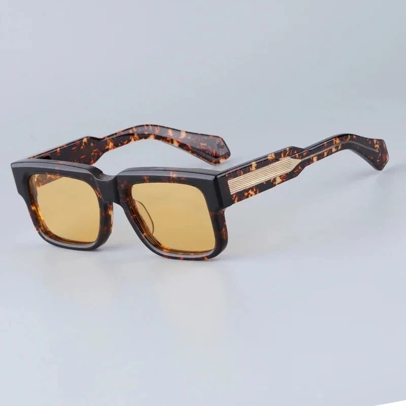 Lunettes de Soleil Grandes Carrées Acétate Hemmings UV400 Unisexe – CLEVI Paris
