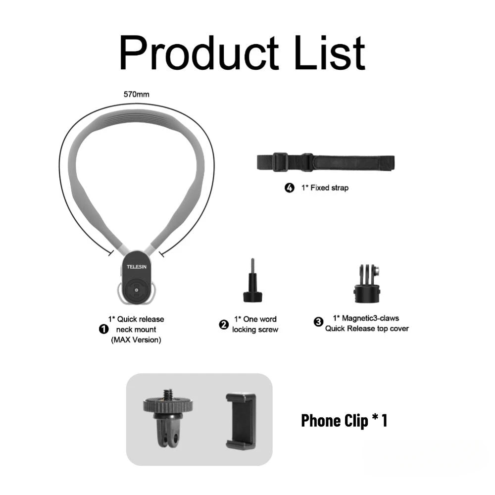 Support de cou caméra et smartphone – CLEVI Paris