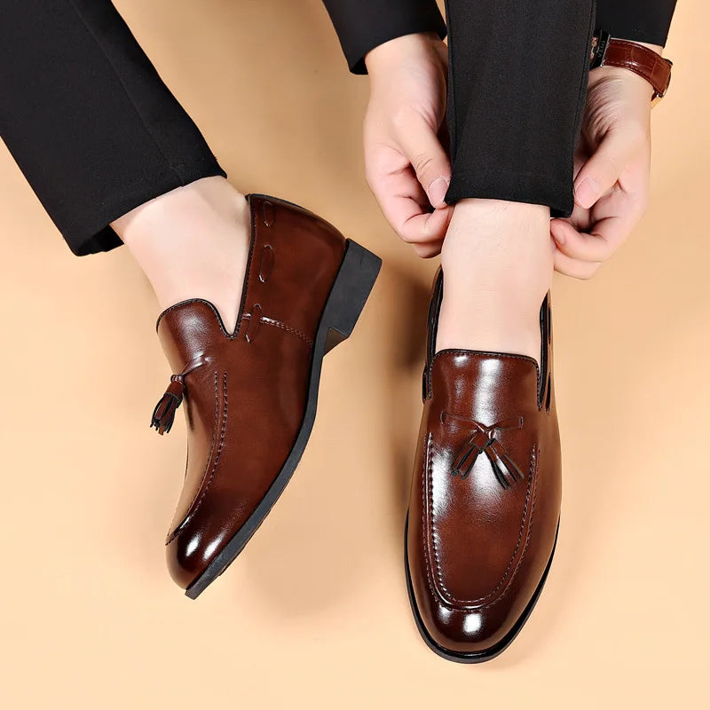 Mocassins homme à bout pointu YDX868 – CLEVI Paris