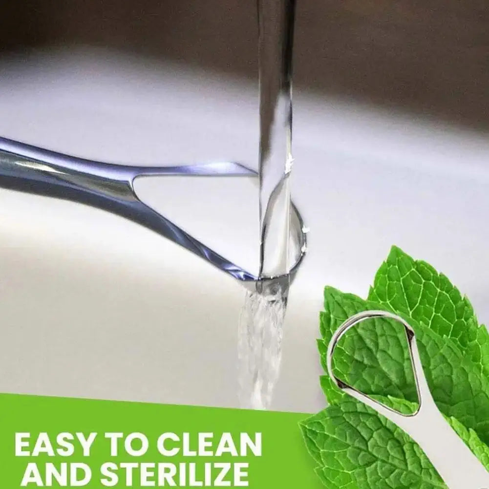 Gratte-langue en acier inoxydable – CLEVI Paris