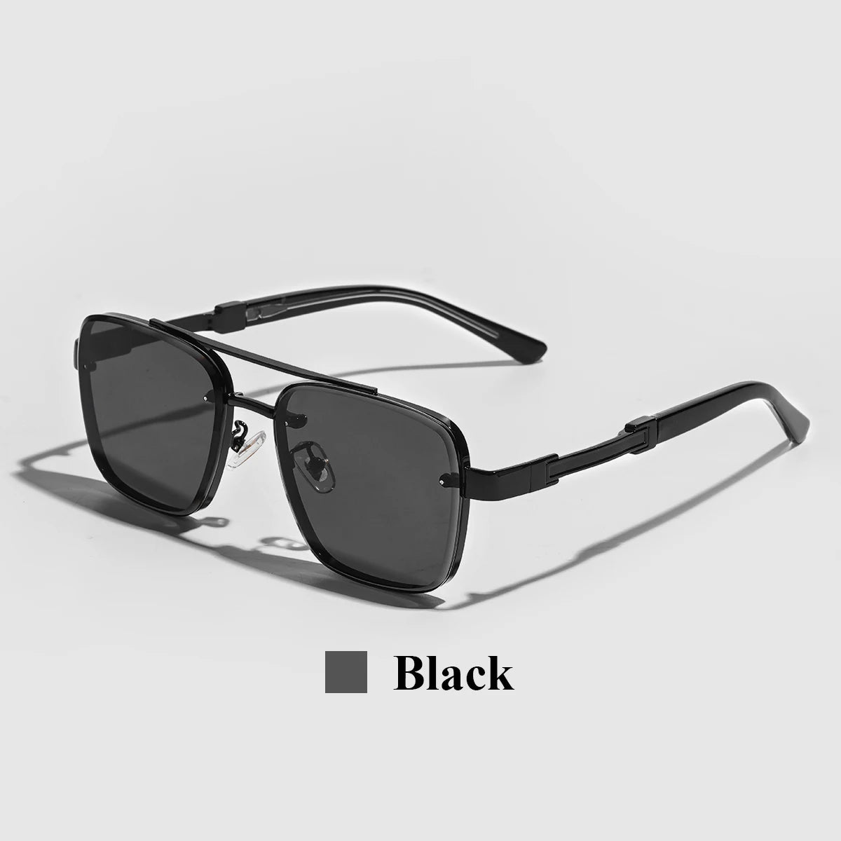 Lunettes de Soleil Carrées Cuivre Dégradé UV400 Luxe Homme – CLEVI Paris