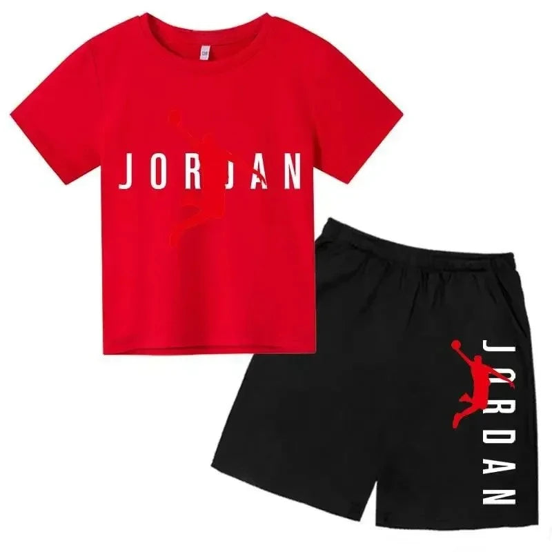 Ensemble enfant T-shirt et short en coton – CLEVI Paris