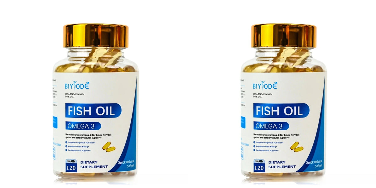 Oméga-3 citron, 120 capsules molles – CLEVI Paris