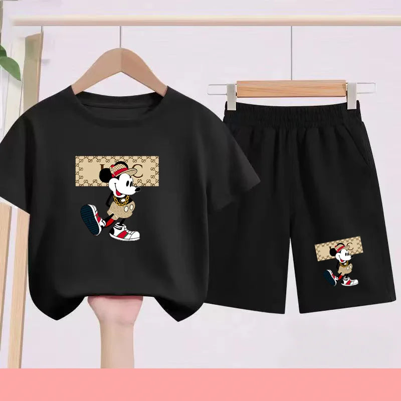 Ensemble enfant décontracté haut et short – CLEVI Paris