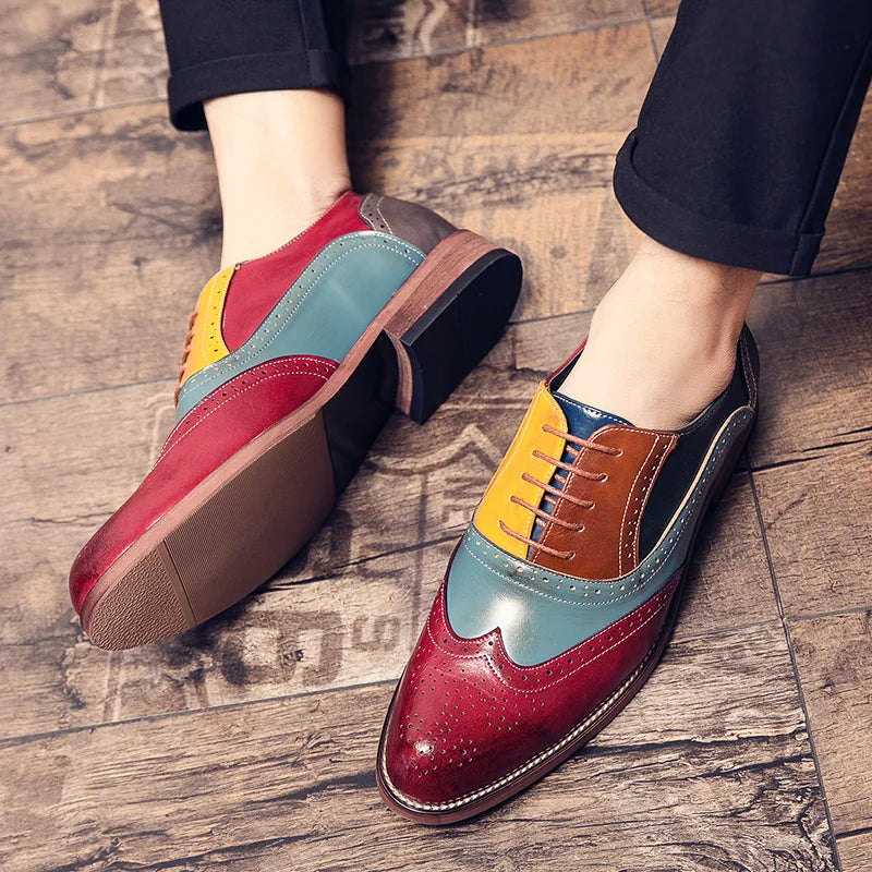 Derbies Homme Cuir Brogue Mariage & Bureau – CLEVI Paris