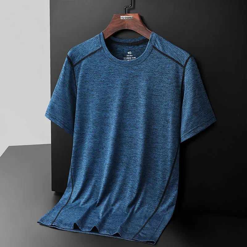 T-Shirt Unisexe Respirant Élastique Rayures Sport Camping Casual Été Grande Taille M-8XL – CLEVI Paris
