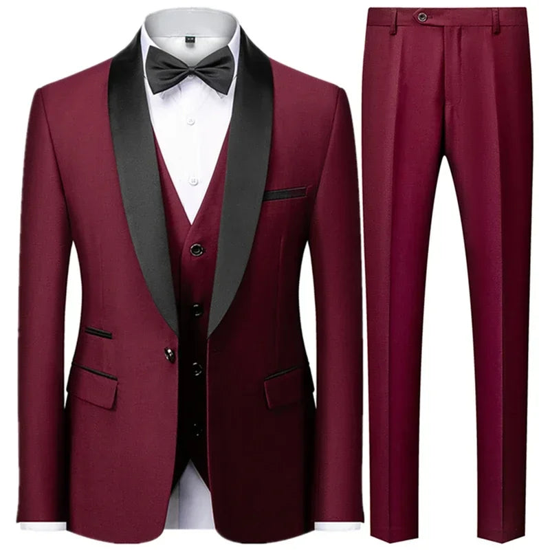 Costume homme 3 pièces, coupe droite – CLEVI Paris