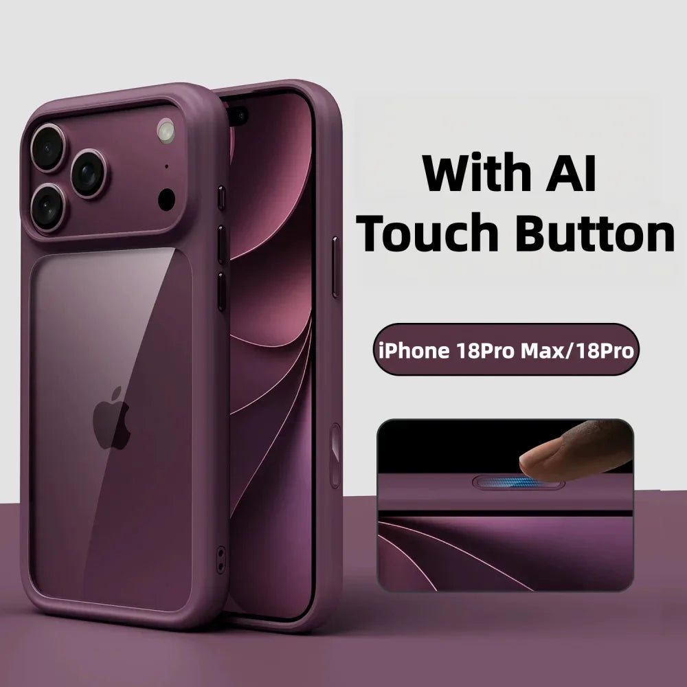 Coque transparente iPhone finition métal – CLEVI Paris