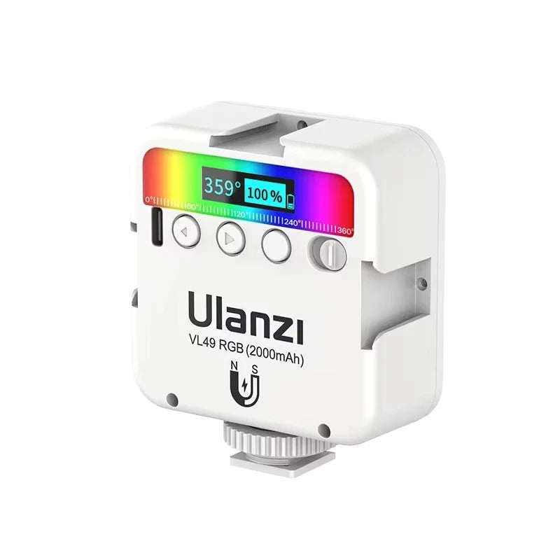 Mini lampe LED Ulanzi VL49, versions et kits – CLEVI Paris