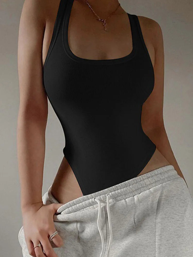 Bodysuit Tricot Sans Manches Femme – CLEVI Paris