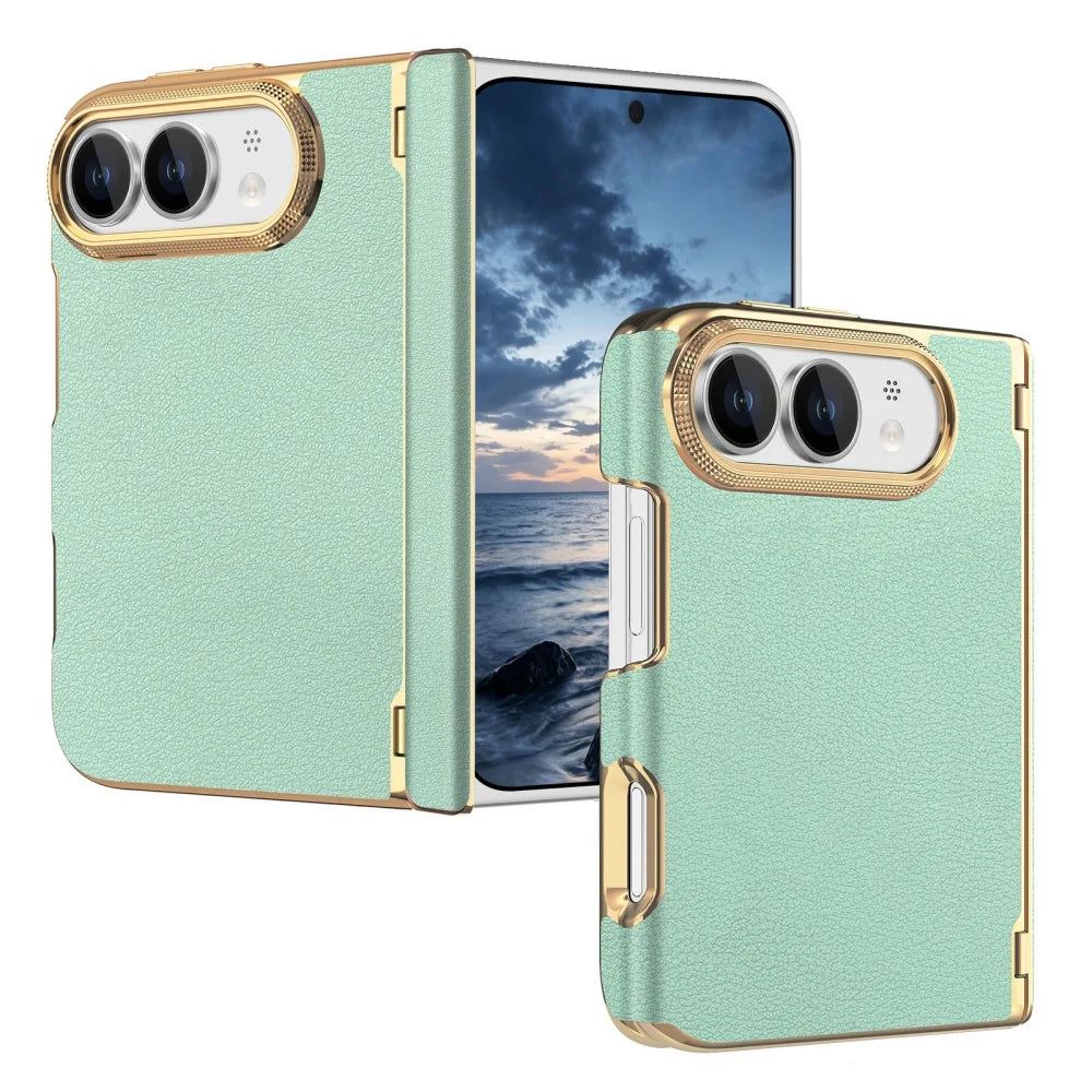 Coque iPhone Duo simili cuir et charnière – CLEVI Paris