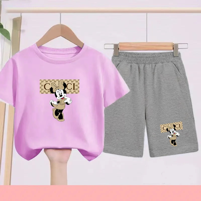 Ensemble enfant décontracté haut et short – CLEVI Paris