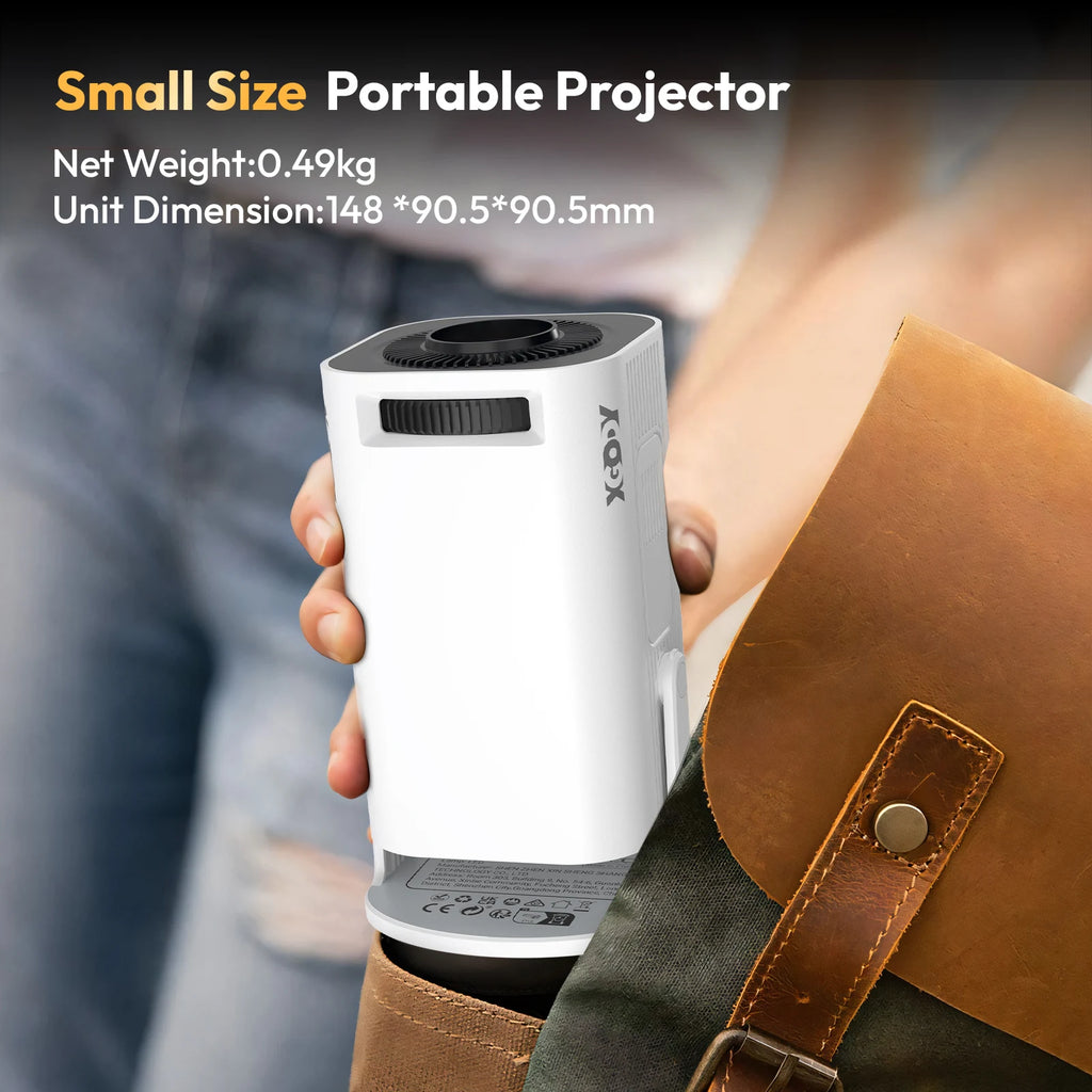 Vidéoprojecteur Portable XGODY Gimbal 3 Pro 4K Wi-Fi 6 Bluetooth 5.4 Android 12000 Lumens – CLEVI Paris
