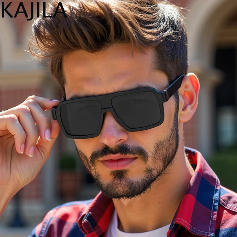 Lunettes de soleil carrées oversize Kajila – CLEVI Paris