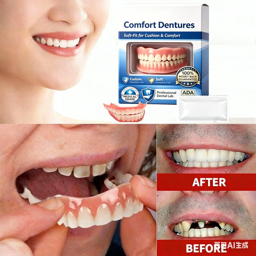 Dents artificielles en silicone haut et bas – CLEVI Paris