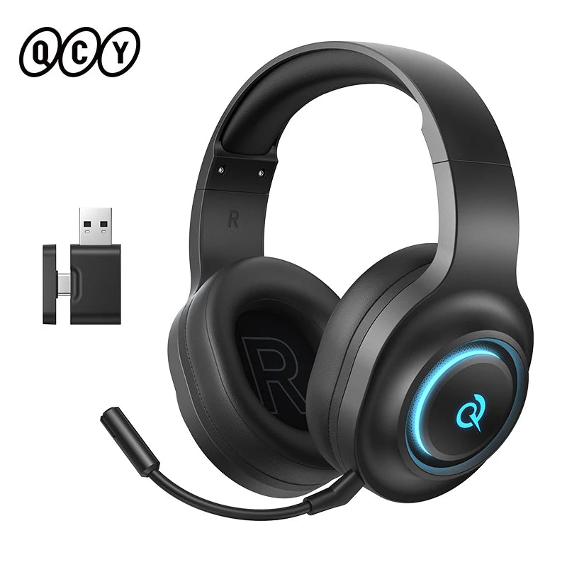 Casque Gaming QCY Heroad V200 Bluetooth 6.0 RGB 240h – CLEVI Paris