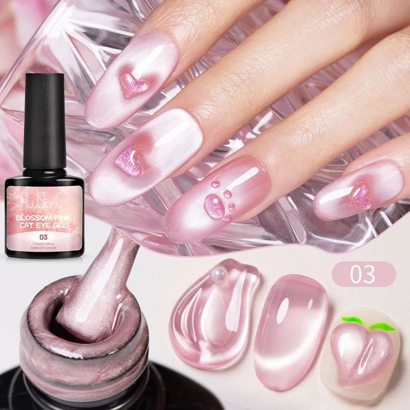 Vernis Gel UV Cat Eye AWStorG 7,5ml Semi-Permanent – CLEVI Paris