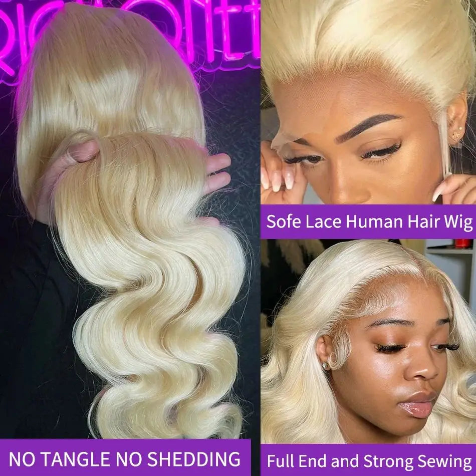 Perruque 613 Blonde Body Wave HD Lace Frontal Remy – CLEVI Paris