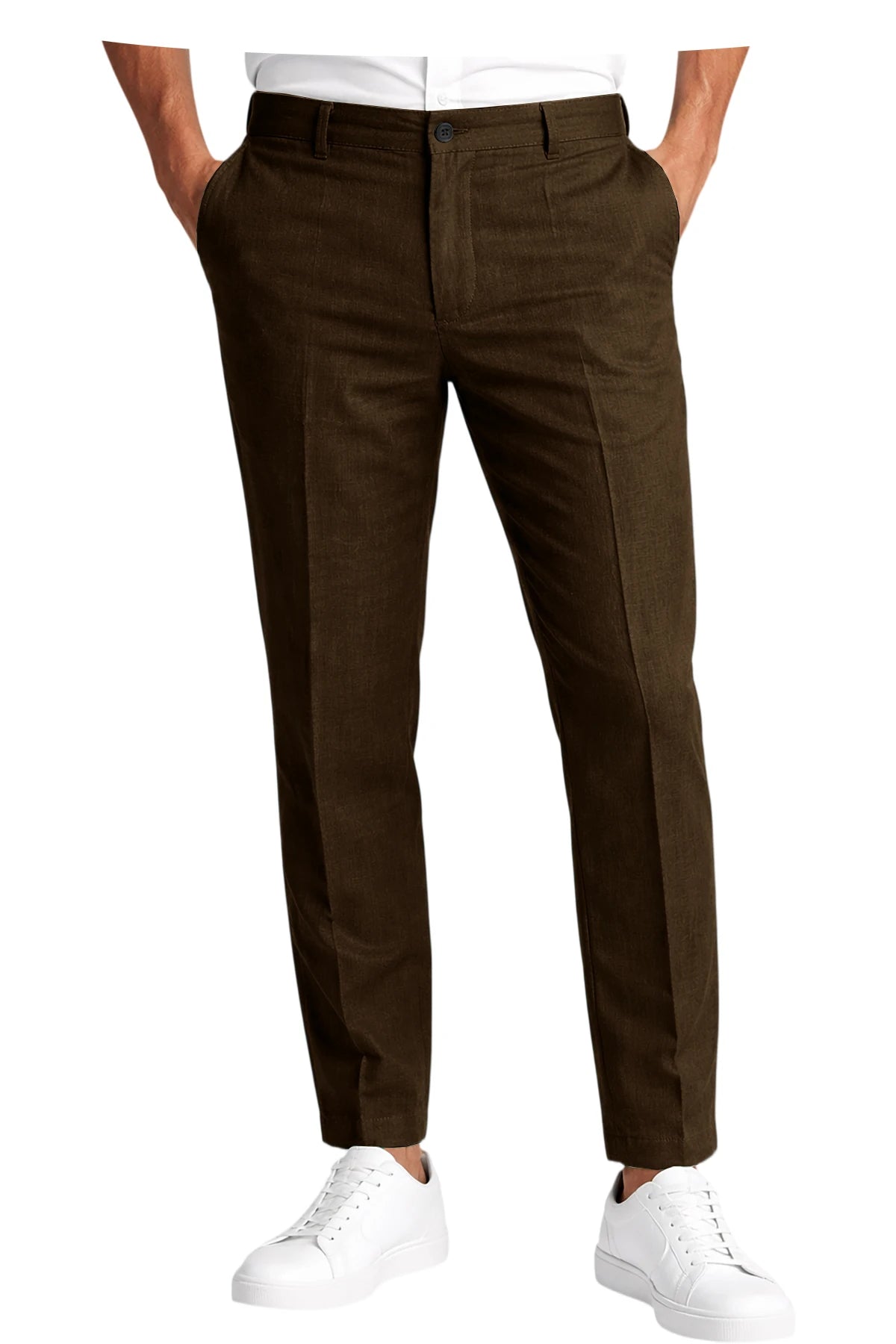 Pantalon homme en lin coupe slim – CLEVI Paris