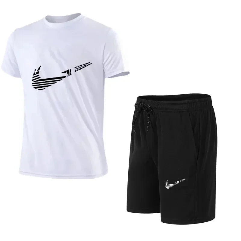 Ensemble homme T-shirt et short imprimé – CLEVI Paris