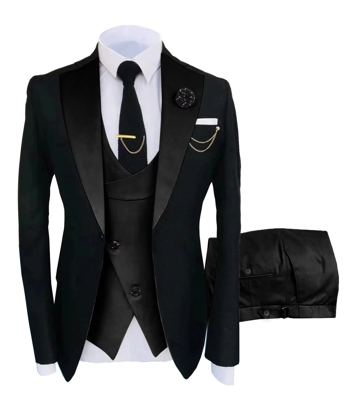 Costume homme mariage 3 pièces, veste et gilet – CLEVI Paris