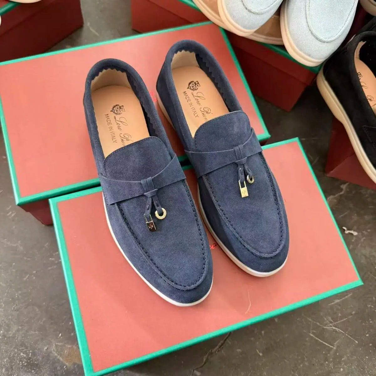 Mocassins homme en suédine – CLEVI Paris