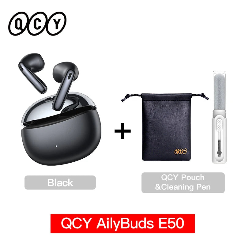 Écouteurs QCY AilyBuds E50 ANC LDAC Hi-Res BT 6.0 – CLEVI Paris