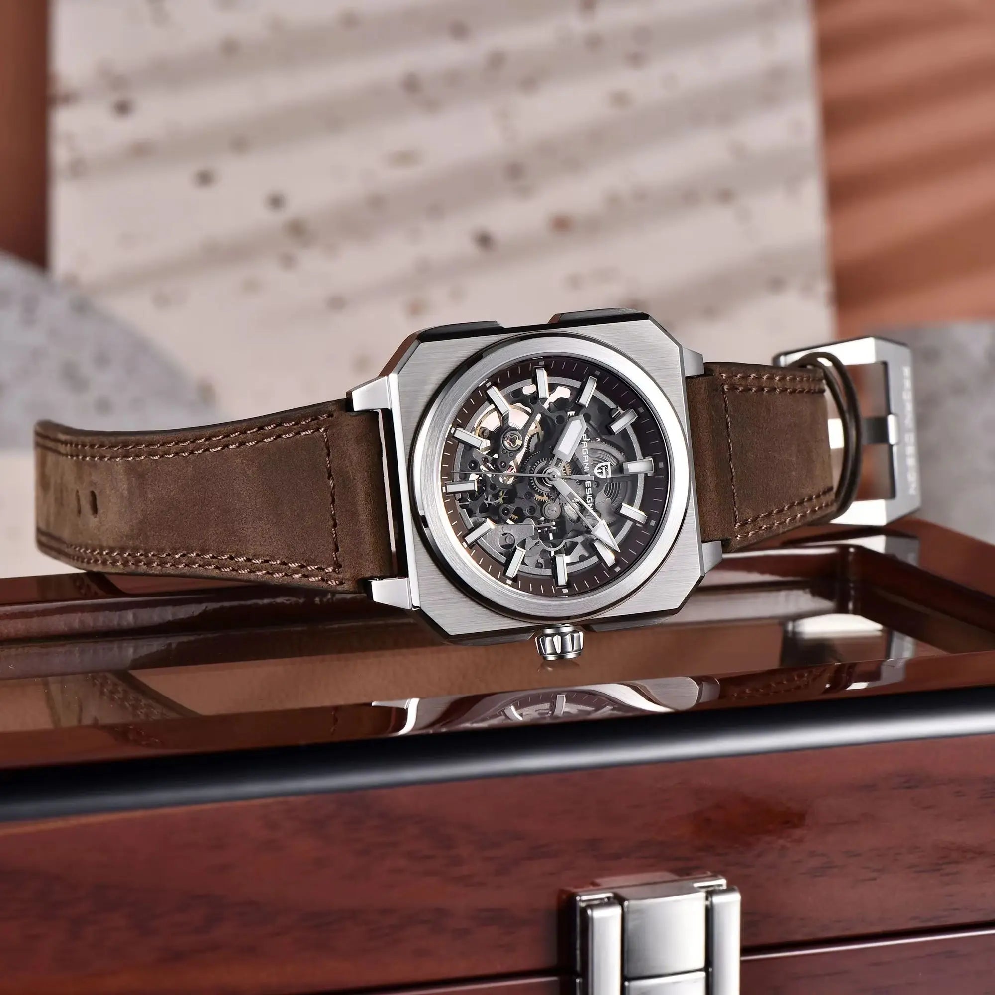 Montre Homme Automatique Squelette Sport Pagani Design PD-1791 – CLEVI Paris