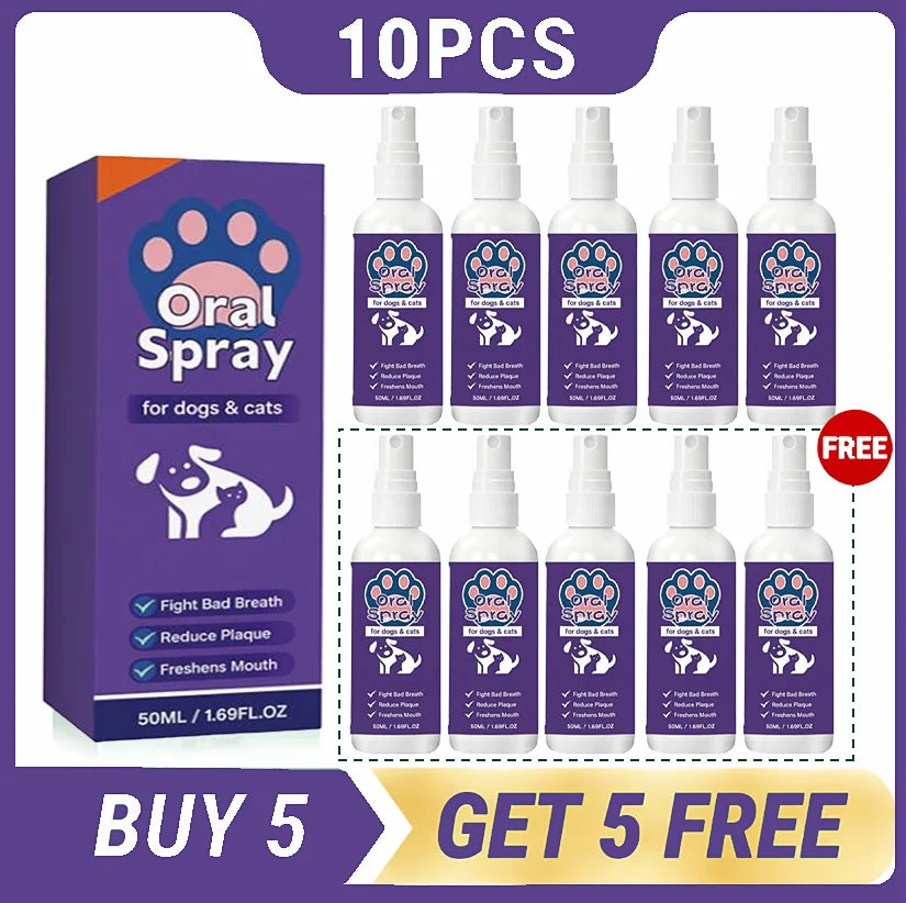 Spray d’hygiène buccale pour animaux – CLEVI Paris