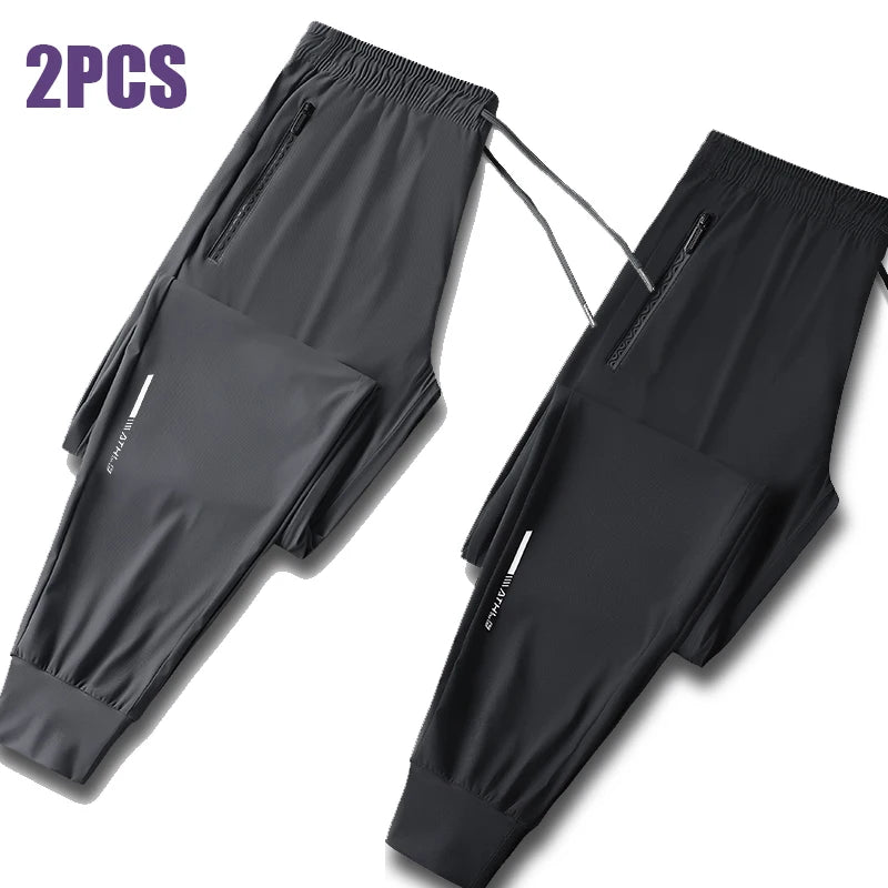 Pantalon sport homme en nylon et élasthanne – CLEVI Paris