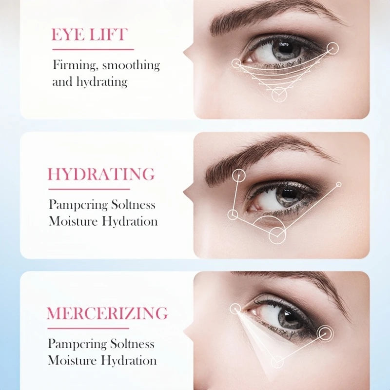 Masque Yeux Collagène Sakura 60 Pcs Hydratant & Liftant – CLEVI Paris