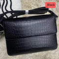 Besace Cuir Crocodile Homme Bandoulière – CLEVI Paris
