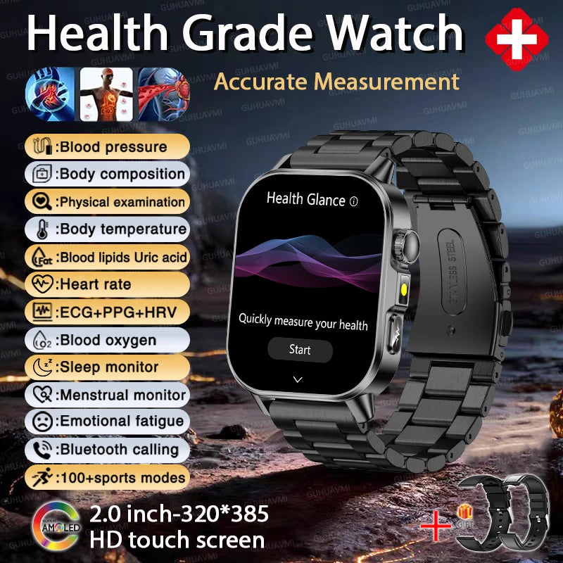 Montre TAVYU ET571 AMOLED 2″ Bluetooth – CLEVI Paris